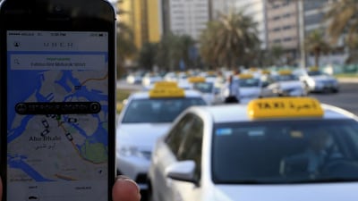 Uber is still a major threat to Careem and other regional ride-hailing apps, despite their individual successes. Ravindranath K / The National