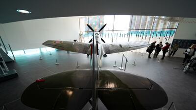 It was donated to Stoke-on-Trent in 1972 in recognition of its links with aeronautical engineer and designer of the Spitfire, Reginald Mitchell. PA