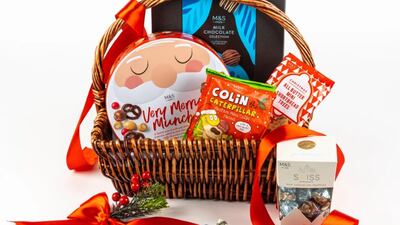 Marks & Spencer's small classic Christmas hamper, Dh179. Photo: Marks & Spencer