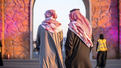 The first day of the MDL Beast festival in Riyadh, Saudi Arabia. The 3-day festival includes Internationally acclaimed DJ acts such as David Guetta and Steve Aioki. Courtesy MDL Beast