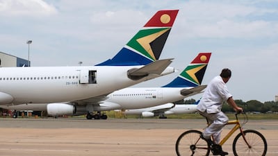 South African Airways is struggling against more modernised African competitors and government mandates. Waldo Swiegers / Bloomberg