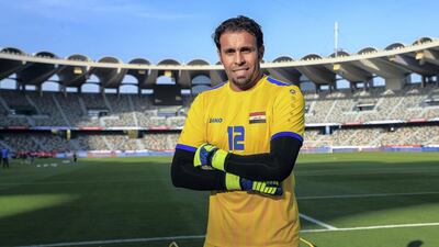 Iraq goalkeeper Mohammed Kassid was part of the history-making squad that triumphed in the 2007 Asian Cup and he is hoping to repeat the feat as captain. Victor Besa / The National