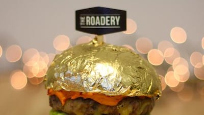 UK street food trader The Roadery is all set to serve up the most affluent of burgers at Eat The World DXB The Burg-Khalifa. Courtesy The Roadery