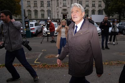 David Henderson arrives at Cardiff Crown Court where he pleaded guilty to a charge of attempting to discharge a passenger without valid permission or authorisation. PA