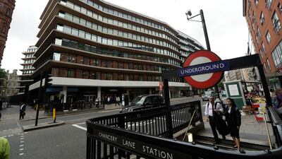 The building that houses the headquarters of public relations firm Bell Pottinger in London.Matt Dunham/ AP