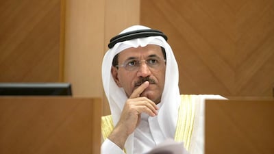 Sultan Al Mansouri, the economy minister, said they will need to review the growth forecasts by the end of March based on the prices of oil. Silvia Razgova / The National