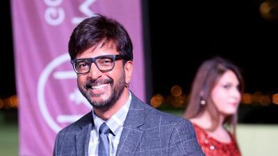 Jaaved Jaffrey actor, voice actor, dancer, comedian on the golden carpet. Ravindranath K / The National