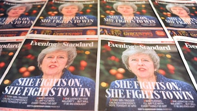 Theresa May told her MPs on Wednesday she expects to step down before the next election in 2022. AFP