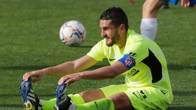Atletico Madrid's Koke during their victory at the Nuevo Estadio de Los Carmenes. Reuters