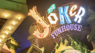 The Joker Fun House contains a series of physical and mental challenges in a Batman stylee in Gotham City. Antonie Robertson / The National