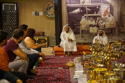 A majlis for tourists and visitors at Jumeirah Mosque. Photo: Sheikh Mohammed Centre For Cultural Understanding
