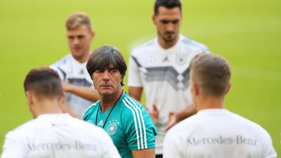 Germany manager Joachim Low is under pressure to pove he is the right man to lead the national team into a new era. Getty Images