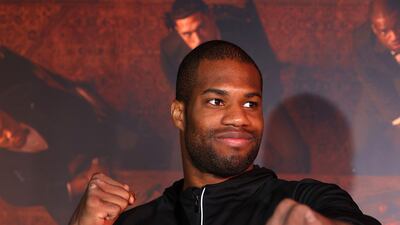 Daniel Dubois poses for a phot. Getty Images