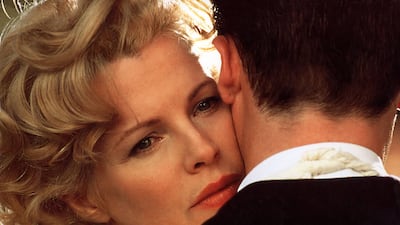 Kim Basinger and Russell Crowe play Lynn Bracken and police officer Wendell 'Bud' White in 'LA Confidential'. Photo: Alamy