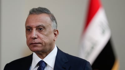 Iraqi Prime Minister Mustafa Al Kadhimi visited Karbala after the killing. AP