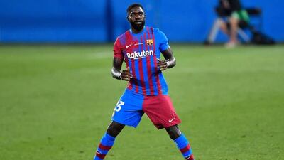 Barcelona's French defender Samuel Umtiti is paid £208,000 a week. Getty