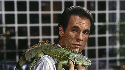 Franz Sanchez, Colombian, played by Robert Davi in ‘Licence to Kill’ (1989). Sanchez is a wealthy Colombian drug baron, though in keeping with the theme of Nazis and Soviets causing Bond problems, his first name is in homage to his German mother’s Nazi past. He meets a fiery doom when Bond takes revenge for the attack on old friend and CIA agent Felix Leiter and his new wife.