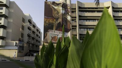 Street art on December 2 Street in Al Satwa. Christopher Pike / The National