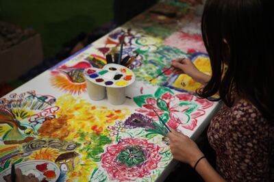 The Blank Canvas Community host organise monthly art events. Courtesy Blank Canvas Community