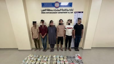 Six suspects have been arrested by Abu Dhabi Police. Photo: Abu Dhabi Police