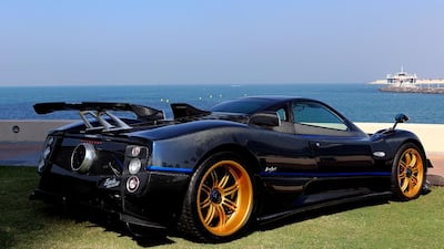 A 2010 Pagani Zonda Tricolore.
