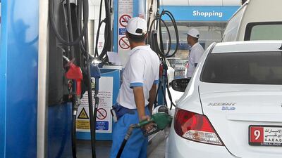 September’s petrol and diesel prices should be announced this week. Jeffrey E Biteng / The National