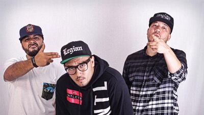 The Recipe members from left to right; Kaz Money, Swerte, P Storm. Courtesy The Recipe