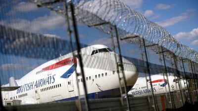 British Airways planes at Heathrow Airport. Reuters