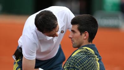 Novak Djokovic received another personal setback a year after his grandfather died. Clive Brunskill / Getty Images