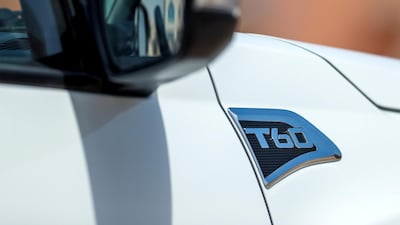 The T60 has a starting price of Dh48,000. Victor Besa / The National