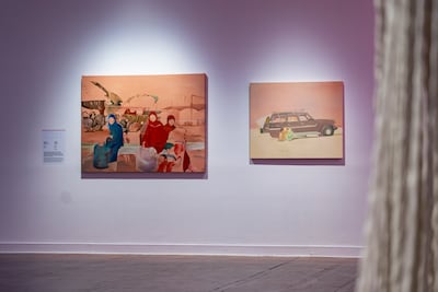 Almaha Jaralla is one of more than 40 Emirati artists whose work is on display in Seoul. Photo: Admaf