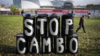 The Cambo project was the focus of campaigning against new oil developments in the North Sea at the UN's climate change summit in Glasgow last month. PA