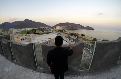 Khor Fakkan on the UAE's east coast is a popular spot for UAE residents taking a staycation. Pawan Singh / The National