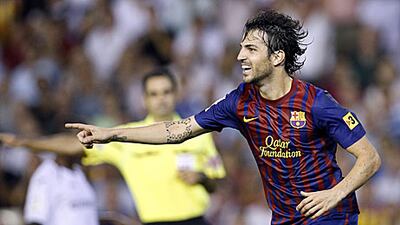 Cesc Fabregas has fitted in well at Barcelona and has struck up a very potent understanding with Lionel Messi.