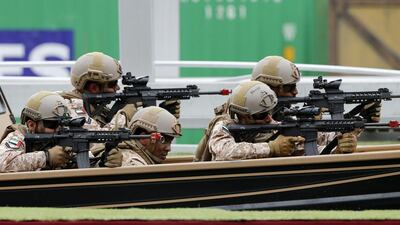 A total of 1,154 international and local exhibitors are at Idex this year, up from 1,112 in 2013, organisers said. Karim Sahib / AFP