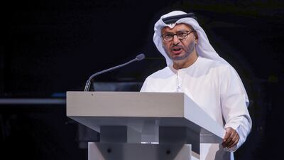 Former minister and now diplomatic advisor Anwar Gargash. Victor Besa / The National