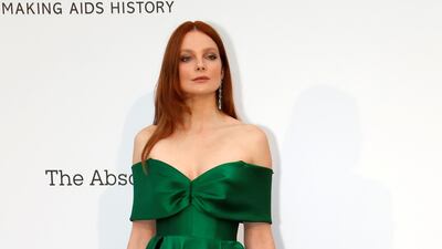 A colour also chosen by Eniko Mihalik. Photo: Reuters