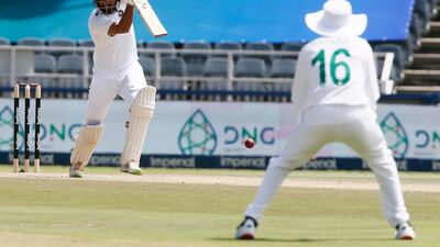 India's Cheteshwar Pujara plays a shot. AP