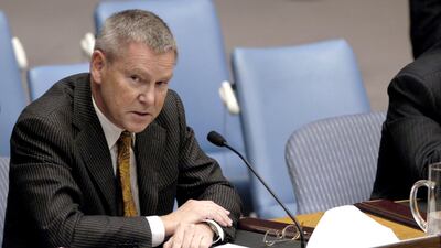 Detlev Mehlis, Commissioner of the UN International Independent Investigation Commission into the assassination of Lebanese statesman Rafik Hariri, on December 13, 2005. AFP