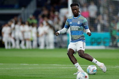 Eduardo Camavinga has fallen down the pecking order at Real Madrid. AFP