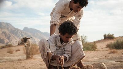Jacir Eid Al-Hwietat in Theeb. Photo by Laith Al-Majali