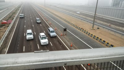 Foggy conditions affected traffic around the country on Tuesday, October 2, 2018. Victor Besa / The National
