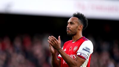 Pierre-Emerick Aubameyang left Arsenal as a free agent before Monday's transfer deadline. PA