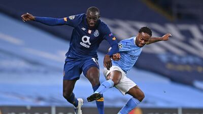 Moussa Marega - 7: Looked the most threatening player on the pitch in the first half, running the channels and giving City's centre-backs a good going over. Had a chance to double Porto's lead but passed to a teammate and eventually City scrambled clear. AFP