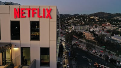 A grim outlook from streaming giant Netflix was the latest excuse for investors to sell the industry’s shares. AFP