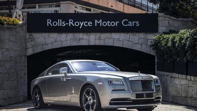 The bespoke Rolls-Royce Wraith in Porto Cervo, Sardinia, where the firm's Summer Studio is located. Courtesy : Rolls-Royce Motor Cars