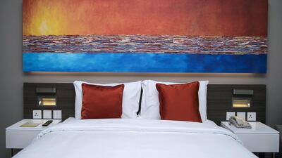 The hotel houses 348 rooms and suites. Reem Mohammed / The National