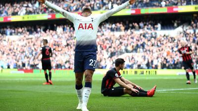 Striker: Lucas Moura (Tottenham) – Got his place in history as the first player to score a hat-trick at the new White Hart Lane with a treble to defeat Huddersfield. Getty Images