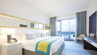 A room at JA Ocean View Hotel in Dubai. Courtesy JA Hotels & Resorts