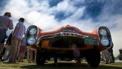 A 1955 Lincoln Indianapolis Boano Coupe at the Concours d' Elegance in Pebble Beach, California. David Paul Morris/Bloomberg